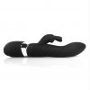 Silicone G-Spot Rabbit Vibrator Black