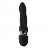 Silicone G-Spot Rabbit Vibrator Black